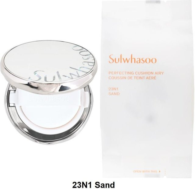 Sulwhasoo Perfecting Cushion Airy, 23N1 Sand, 15g Nachfüllpackung - Bild 1
