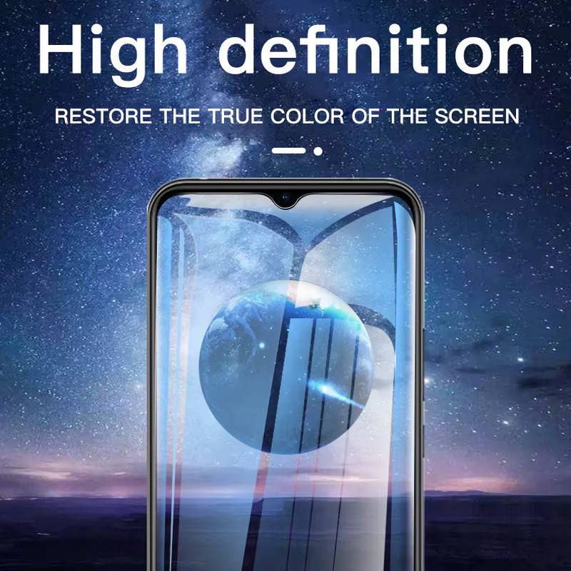 3er-Set Displayschutzfolie aus gehärtetem Glas für Xiaomi Redmi Note 8 9 10 Pro 8T 9S 10S 11 12 13 14 5G transparent - Bild 6