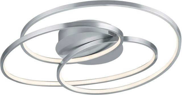 Trio LED Deckenleuchte Gale in Nickel matt, dimmbar, B/T/H: 600 x 135 x 430 cm - Bild 1