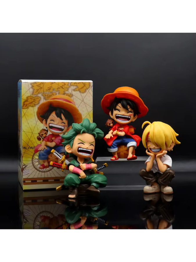 Bandai One Piece Monkey D. Luffy Roronoa Zoro, Anime-Figur, 13cm - Bild 3