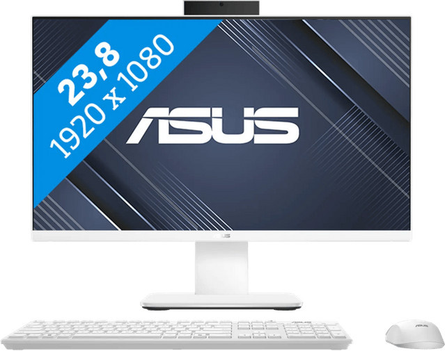 ASUS ExpertCenter P4 V440VAESK-WPC009W All-in-One PC in Weiß mit 23,8 Zoll Display, Intel Core i5, 16GB RAM und 512GB SSD - Bild 1