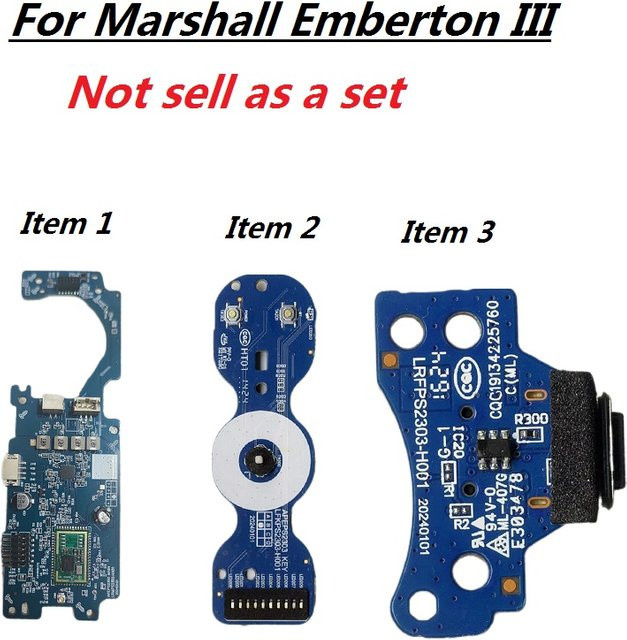 Marshall Emberton III Ersatzteil Motherboard Ladeanschluss für Lautsprecher-Reparaturen - Bild 1