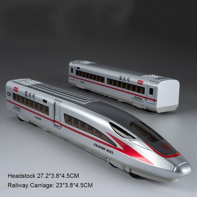 Linyi toy car Hochgeschwindigkeitsbahn Modell, 1:60, mit Licht und Sound, ab 14 Jahren - Bild 1