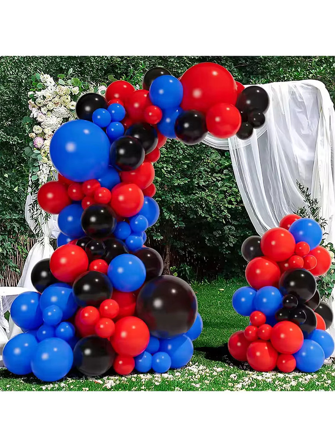 Mtrong Te Ballon Girlande Bogen Set in Rot und Blau mit 95 Teilen für deine Geburtstags- und Partydekoration - Bild 4