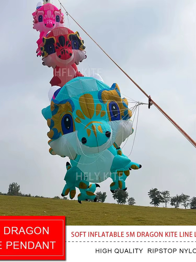 HFLY Drachen, Fantasy, Blau, Bunt / Mehrfarbig - Bild 2