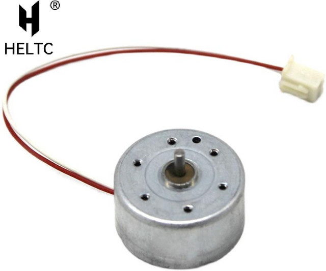 HELTC Mikrogenerator Stiller Motor DC3V-6V in Silber für Radio, Bandrekorder und optische Festplattenantriebe - Bild 1