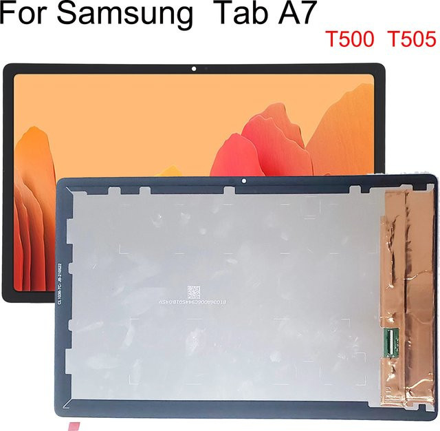 Samsung Galaxy Tab A7 10,4 (2020) SM-T500 T505 LCD Display mit Touch Sensor Glas Digitizer Montage in Schwarz - Bild 1