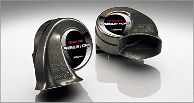 Toyota Original Premium Hupe für VOXY ZWR80G ZWR80W ZRR80G ZRR85G ZRR80W ZRR85W in Schwarz, Teilenummer 08522-28040 - Bild 1