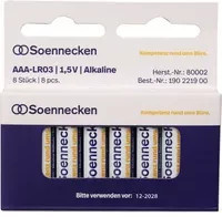 Soennecken Batterie AAA Micro Multicolor - Bild 1