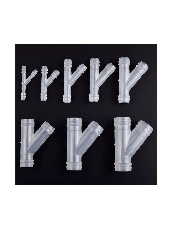SgooHan Y-förmige Schrägverbinder aus Kunststoff für Aquarien und Belüfter, transparent, Durchmesser: 4 bis 12 mm - Bild 7