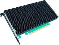 HighPoint SSD7104 PCIe 3.0 x16 4-Port M.2 NVMe RAID-Karte in Schwarz - Bild 1