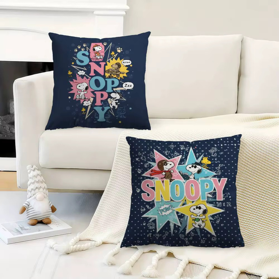 KAYOU Dekorativer Kissenbezug mit Snoopy Motiv aus Polyester, B/H: 30 x 50 cm - Bild 4