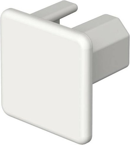 OBO Bettermann Endstück Reinweiß B: 17 mm, H: 18 mm, 10 Stück - Bild 1