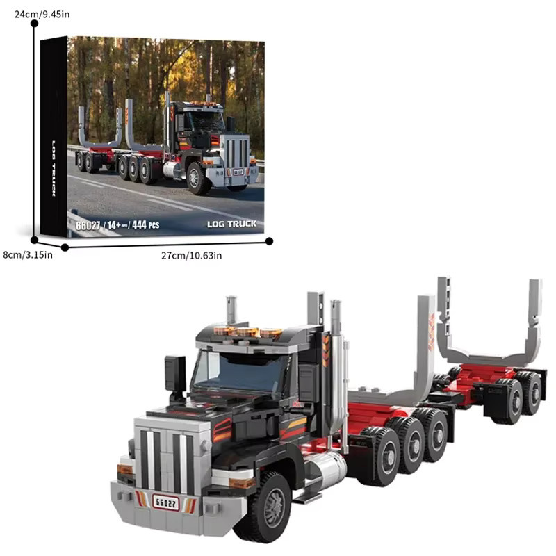 AMAZINGBLOKS Amerikanischer Holztransporter, Baukasten, 445 Teile, ab 14 Jahre - Bild 3