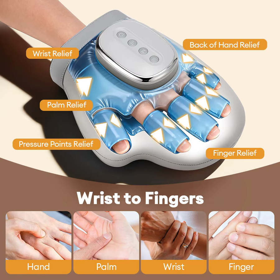 foreverlily Elektrisches Handmassagegerät, Luftdruck-Knetmassage für Hände - Bild 3