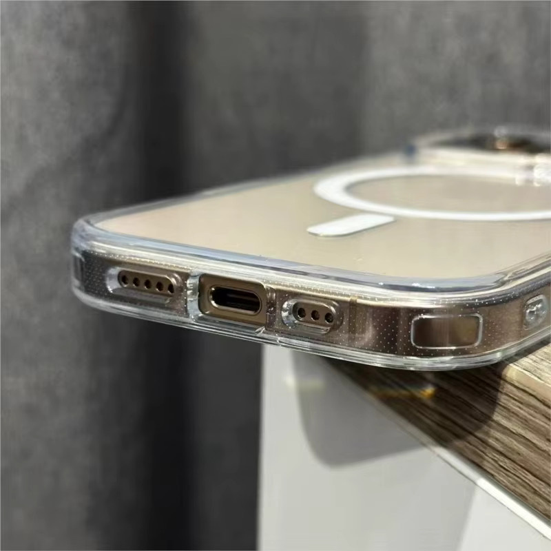 Ricestate Transparente Magnetische MagSafe Schutzhülle für iPhone kompatibel mit iPhone 17 16 15 14 13 12 Pro Max Plus Mini und 16E 17E AIR zur kabellosen Ladeunterstützung - Bild 3