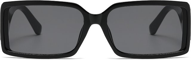 Julyrays Sonnenbrille Square, Vollrand, Kunststoff, Unisex, Grün Schwarz - Bild 1