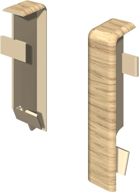 Egger Zwischenstück Kubisch Eiche Hell Beige 2 Stück Höhe: 6 cm - Bild 1