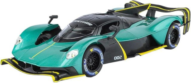 Fourall- Model Cars Aston Martin Valkyrie Sportwagen Modell, 1:24, blau, mit Licht und Sound - Bild 1