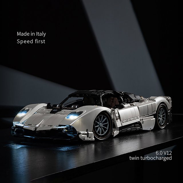 Technische Utopia Supercar, Bausteine, 4.688 Teile, 1:8 Maßstab - Bild 1