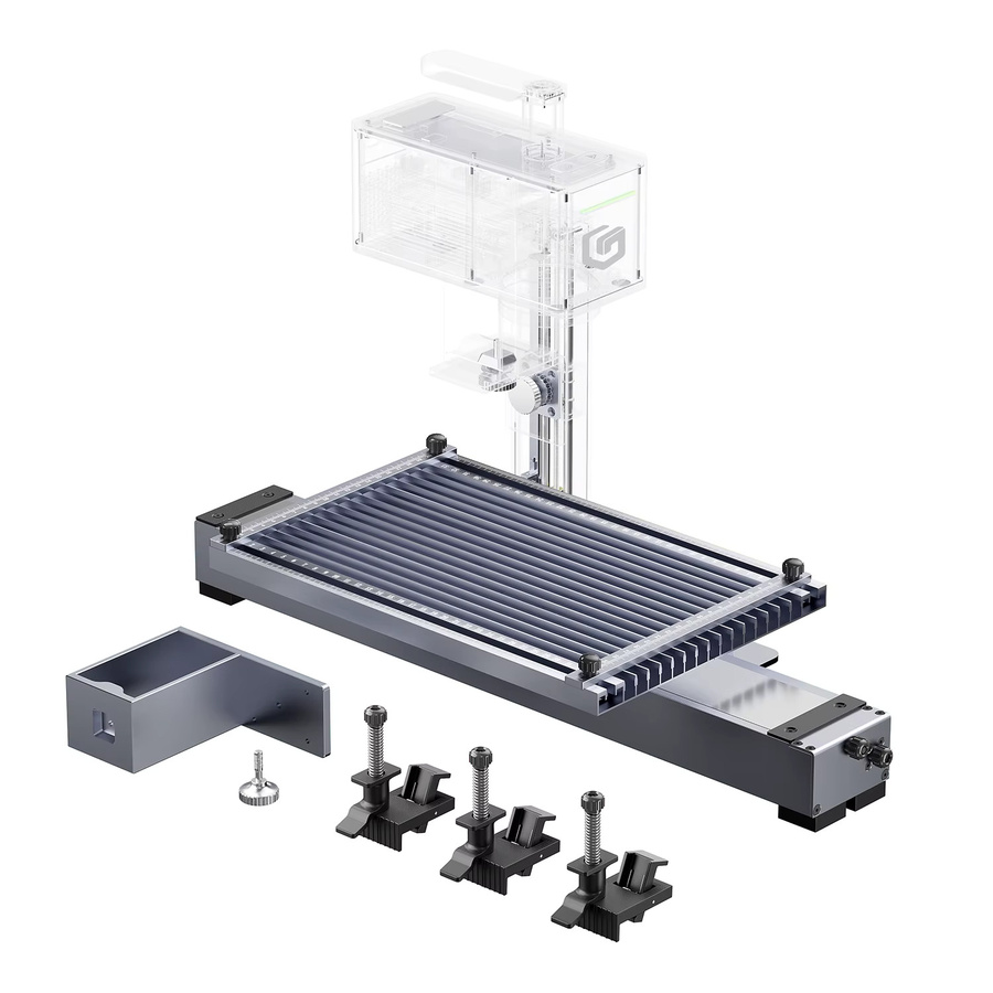 Original-Erweiterungsteile-Kit für LONGER NANO 6W 12W PRO DUO Graviermaschine mit größerer Arbeitsfläche, B/T: 33,0 x 12,0 cm - Bild 2