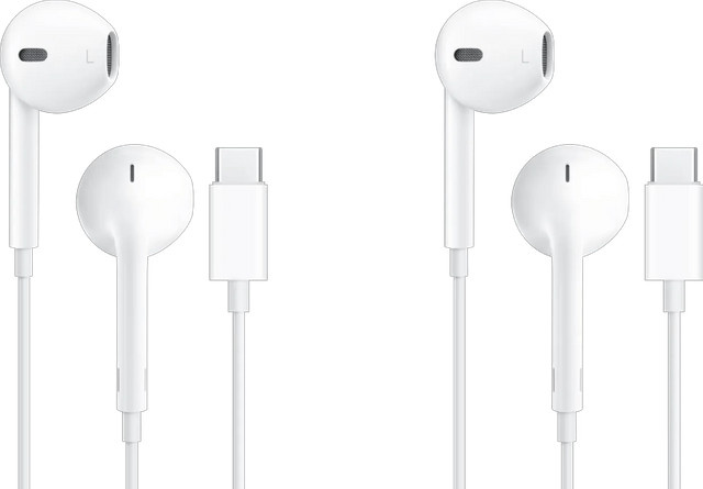 Apple EarPods mit USB-C Doppelpack in Weiß - Bild 1