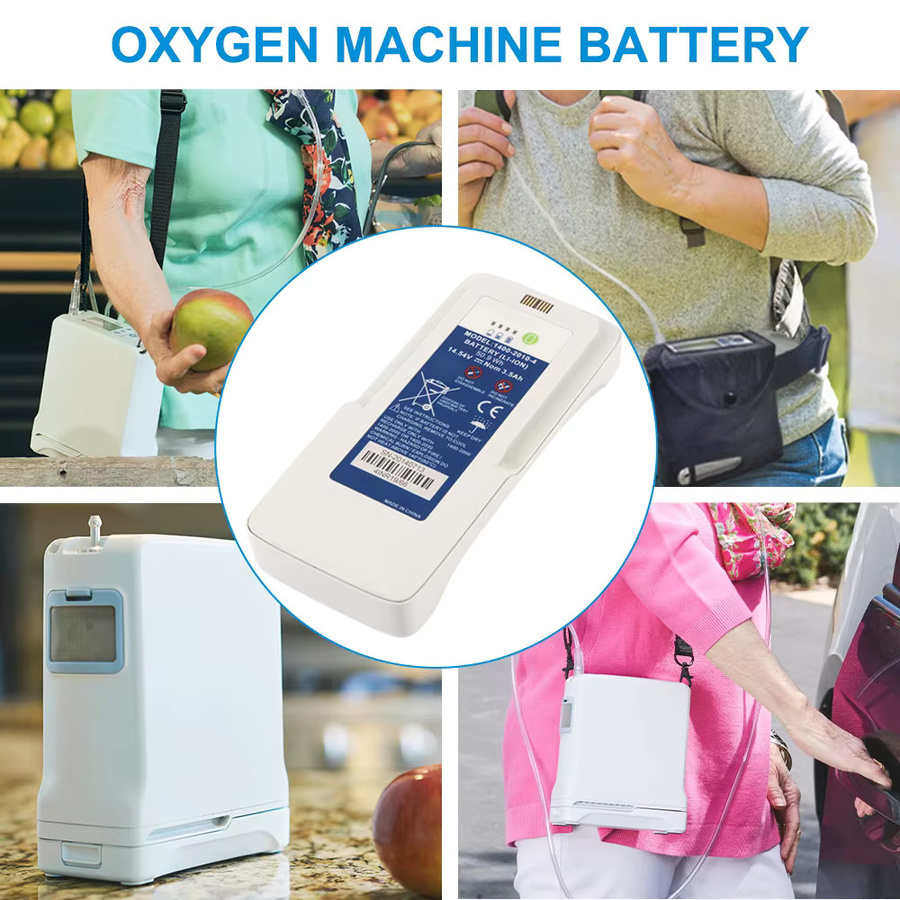 Inogen Ersatzakku BA-400 für Inogen One G4 tragbare Sauerstoffkonzentratoren, Li-Ion, 14,54V, 50,9Wh, 3,5Ah, Weiß - Bild 2