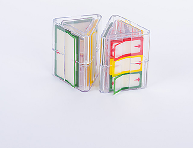 PRONOTI Transparente Index-Tabs und Buch-Anmerkungs-Set in Multicolour aus Kunststoff für Schule und Büro - Bild 1
