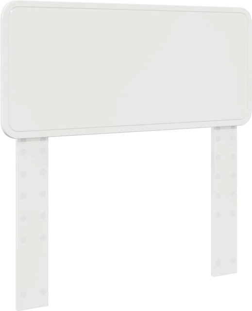 vidaXL Kopfteil für Bett in modernem Design, glänzend Weiß, Holzwerkstoff, Breite: 90 cm - Bild 1