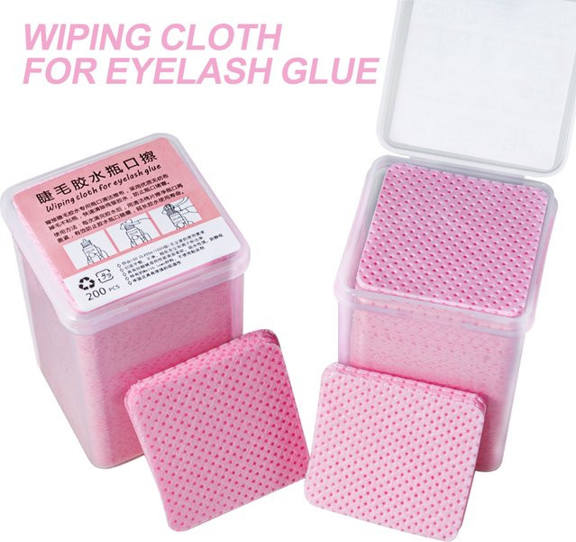 NALSYAO Wattepads zum Nagellackentfernen, 200 Stück, Weiß - Bild 1