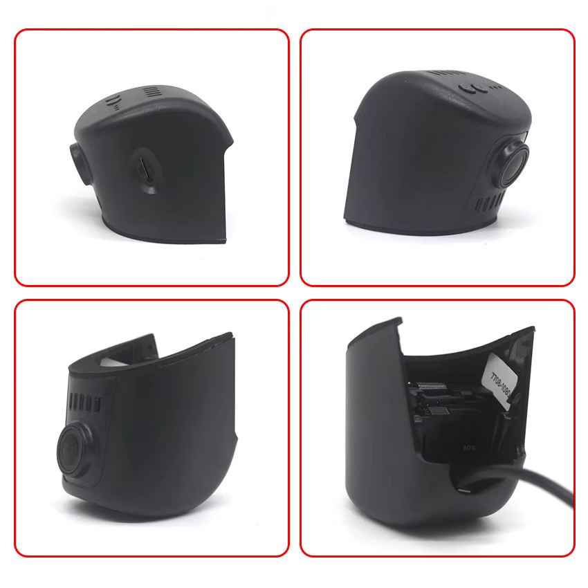 CARBAOHUI 4K Dash Cam mit WiFi und App-Steuerung für Audi A1 A3 A4 A5 A6 A7 A8 Q3 Q5 Schwarz - Bild 4