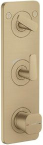 Hansgrohe Axor Citterio C Thermostat-Modul mit Platte, Unterputz, Brushed Bronze - Bild 1