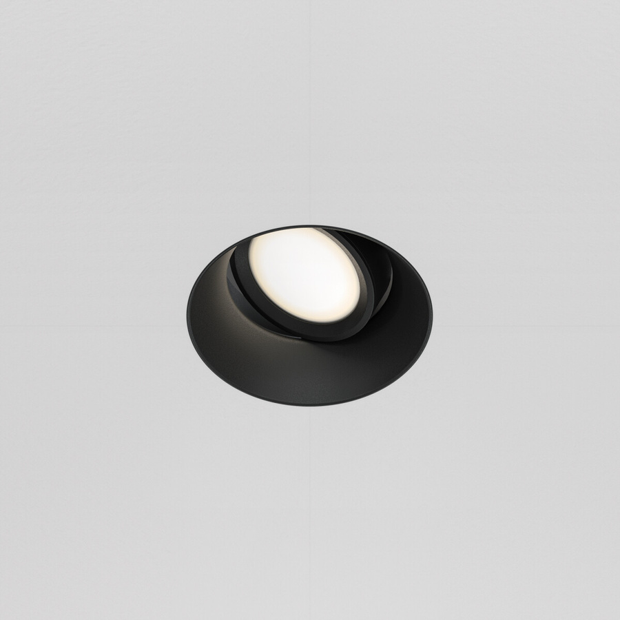 Technical Einbauleuchte Dot Aluminium Schwarz IP20 Rund - Bild 1