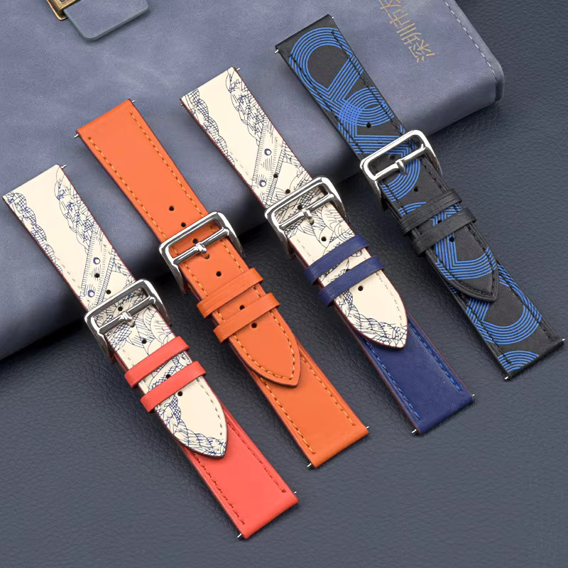 Uhrenarmband Leder, Bunt, Unisex - Bild 1