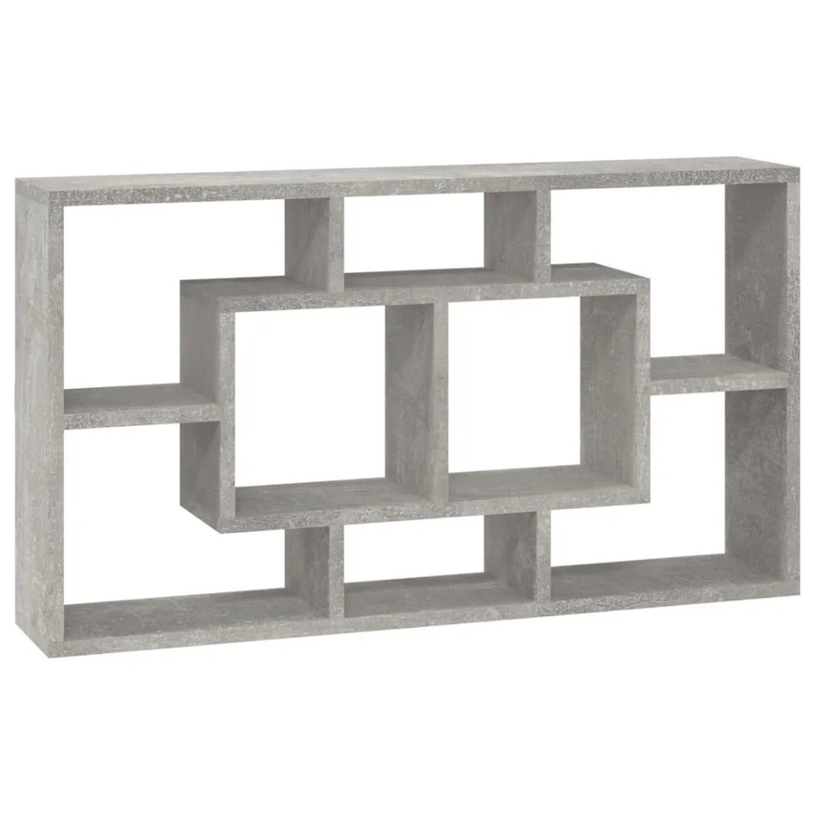 vidaXL Wandregal Cube mit 8 Fächern in Betongrau, modern und matt - Bild 2