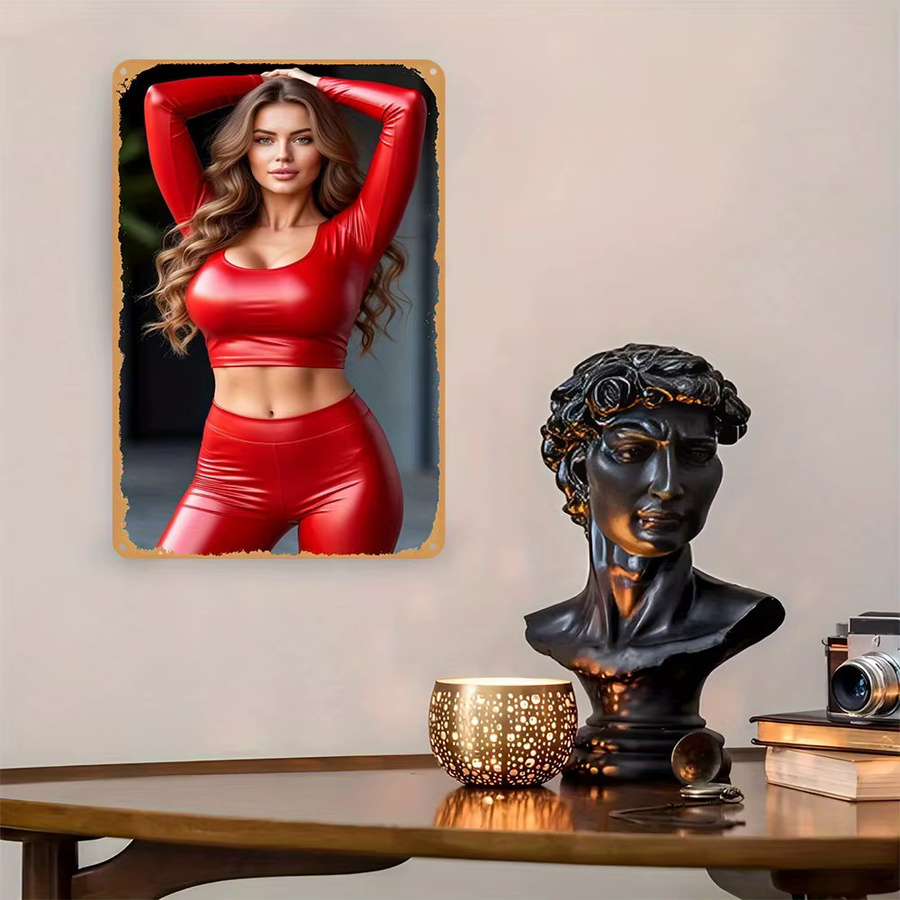 CIFBUY Vintage Aluminium-Metallschild als rustikale Wanddekoration für Restaurant und Bar - Bild 3