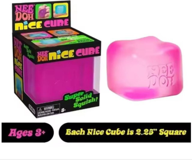 Schylling Needoh Nice Cube, Sensorischer Quetschwürfel - Bild 1