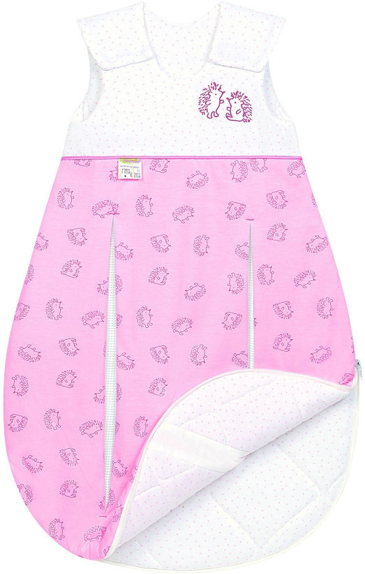 Odenwälder primaklima Jersey-Schlafsack Igel für Babys in Pink, Breite: 90 cm - Bild 1