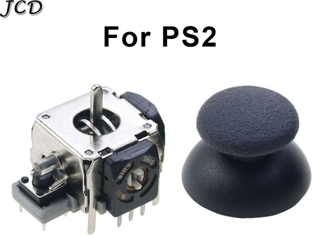 JCD Metall Analoge Sticks für PS2 und Xbox Controller, 3D Joystick Thumbs Thicks Kappen als Pilz Abdeckung - Bild 1