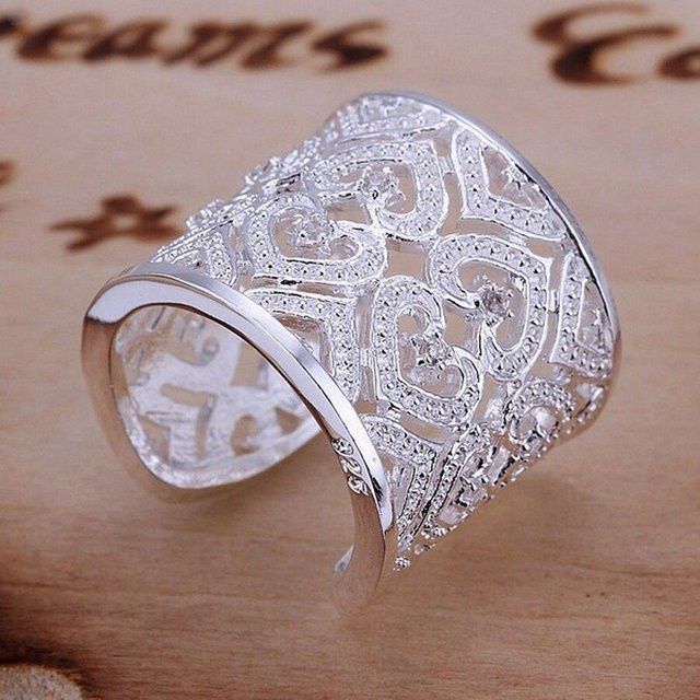 Ring 925 Silber, Kristall, Damen - Bild 1