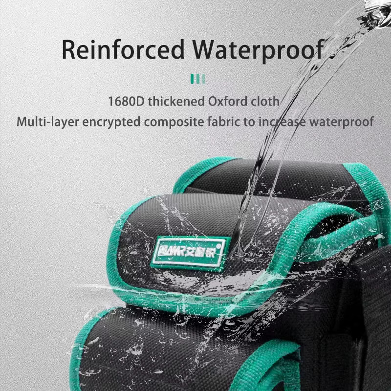AMROxford Multifunktions-Hüfttasche für Elektriker und Handwerker mit Taschen für Werkzeug wie Schraubenschlüssel und Zangen - Bild 3