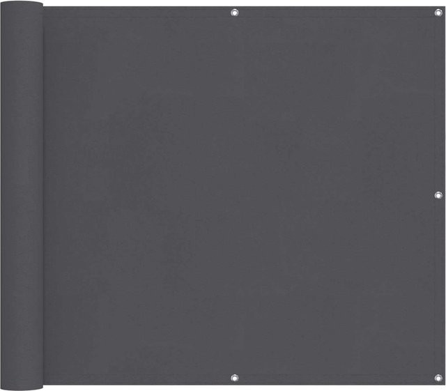 vidaXL Balkonsichtschutz aus PU-beschichtetem Oxford-Textil in Anthrazit, B/H: 90 x 40 cm - Bild 1