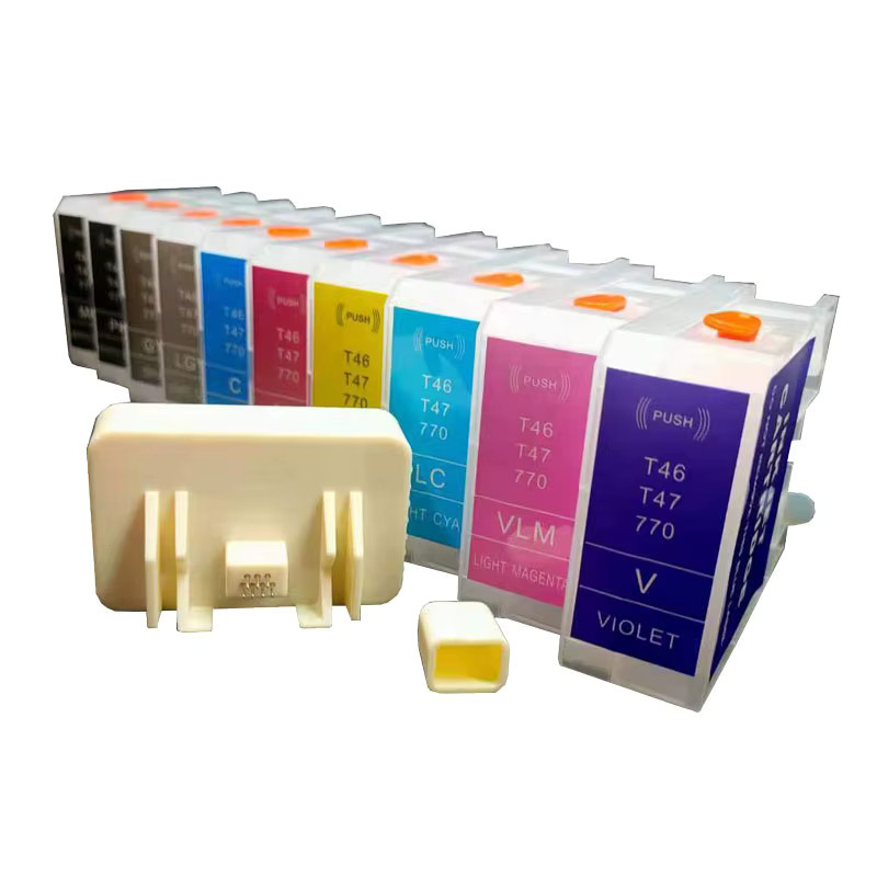 Epson Nachfüllbare Tintenpatronen mit oder ohne Chip für SureColor SC-P700 und SC-P900 Modelle T46S T46Y T47A - Bild 2