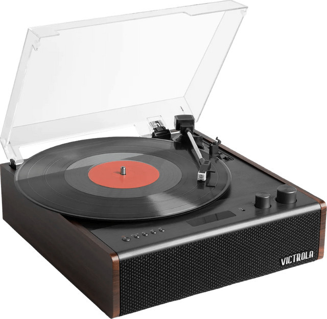 Victrola Eastwood Signature Plattenspieler mit Bluetooth in Braun - Bild 1