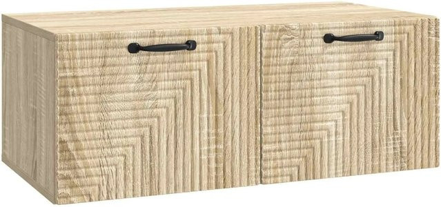 vidaXL Wandmontierter TV-Schrank Sonoma-Eiche, B/H/T: 78,5 x 41 x 30 cm - Bild 1