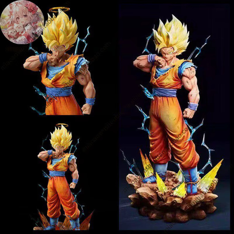 Bandai SSJ2 Goku Anime Actionfigur aus PVC in Multicolor, Höhe: 33 cm - Bild 3