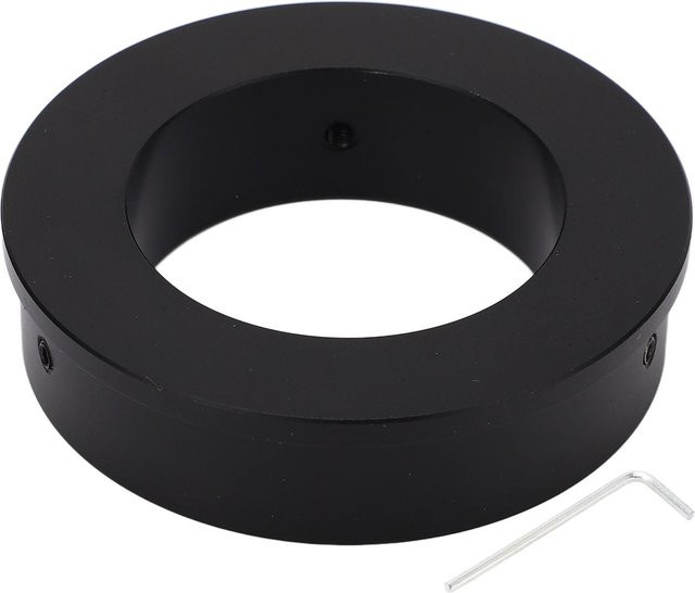 Koogeelife Kamera Adapterring aus Aluminiumlegierung für Stereomikroskope 76mm auf 50mm, Schwarz, passend für 120X 180X 300X Monokular C-Mount-Objektive - Bild 1