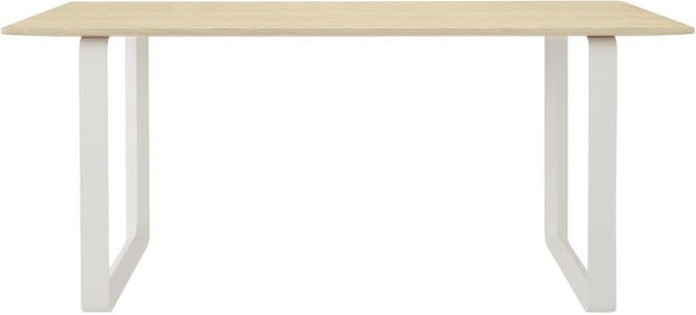Muuto 70 70 Esstisch in Eiche und Beige mit rechteckiger Form und abgerundeten Ecken - Bild 1