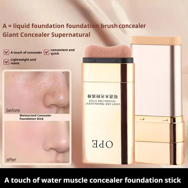 OPE Foundation Stick, 2-in-1 Concealer, Wasser-Glas-Finish, Glänzend - Bild 2