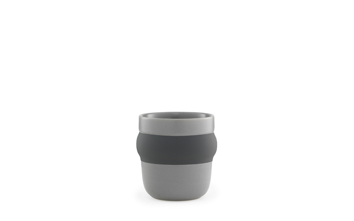 Normann Copenhagen Obi Becher aus Silikon in Grau - Bild 2
